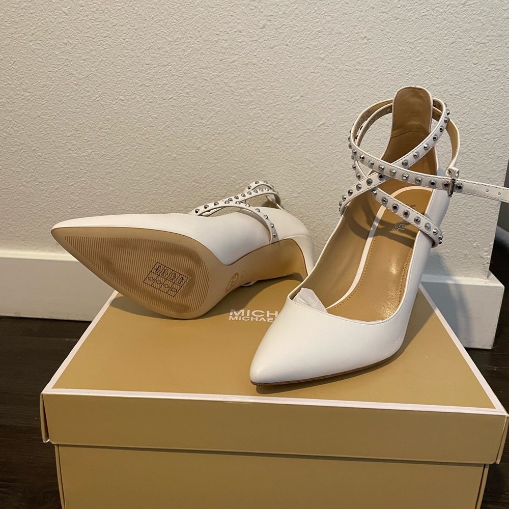 Michael Kors stiletto strappy heel.